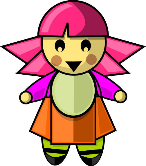 Couple Doll Clipart - Doll Clipart Png (503x574), Png Download