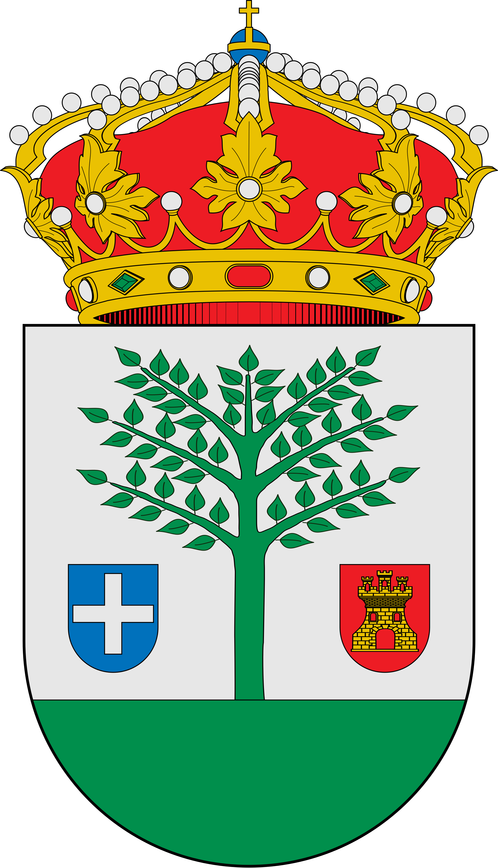 Open - Escudo Quintanar De La Sierra (2000x3484), Png Download