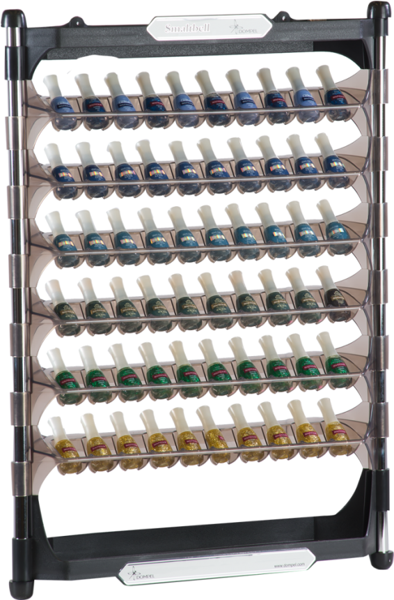 Wall Smaltbell Single 6 Trays - Stori Clear Plastic Multi-level Nail Polish Organizer (600x860), Png Download