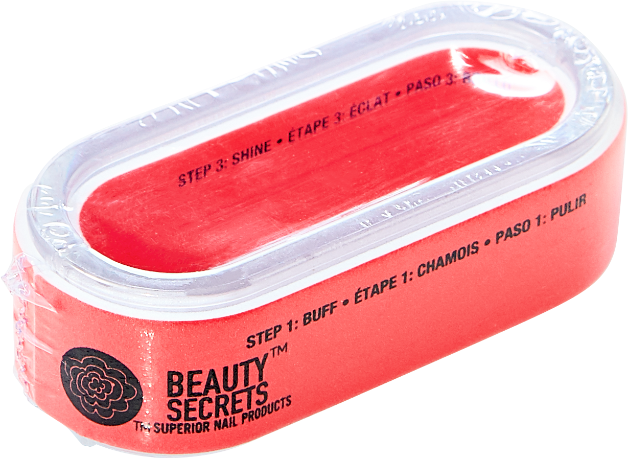 Beauty Secrets Round 3 Way Nail Buffer (1500x1500), Png Download