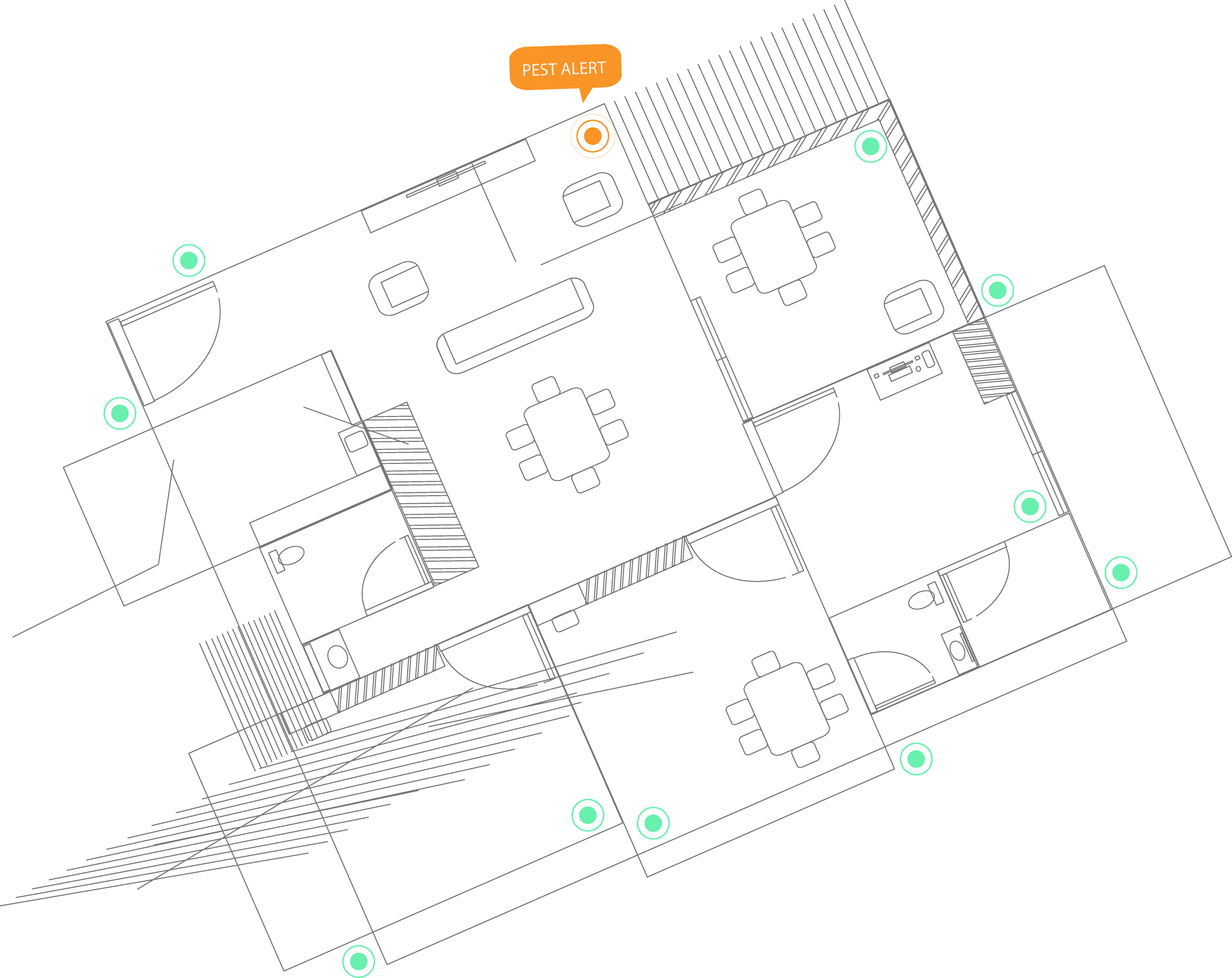 Our Service Technicians React Instantly To Address - Diagram (3516x2791), Png Download