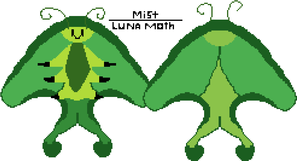 Mist The Luna Moth - Luna Moth (1024x576), Png Download