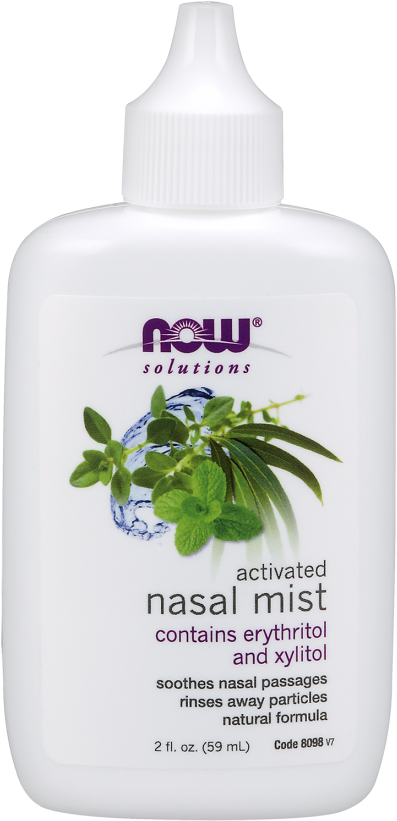 Nasal Mist, Activated - Now Foods Activated Nasal Mist - 2 Fl Oz (446x880), Png Download