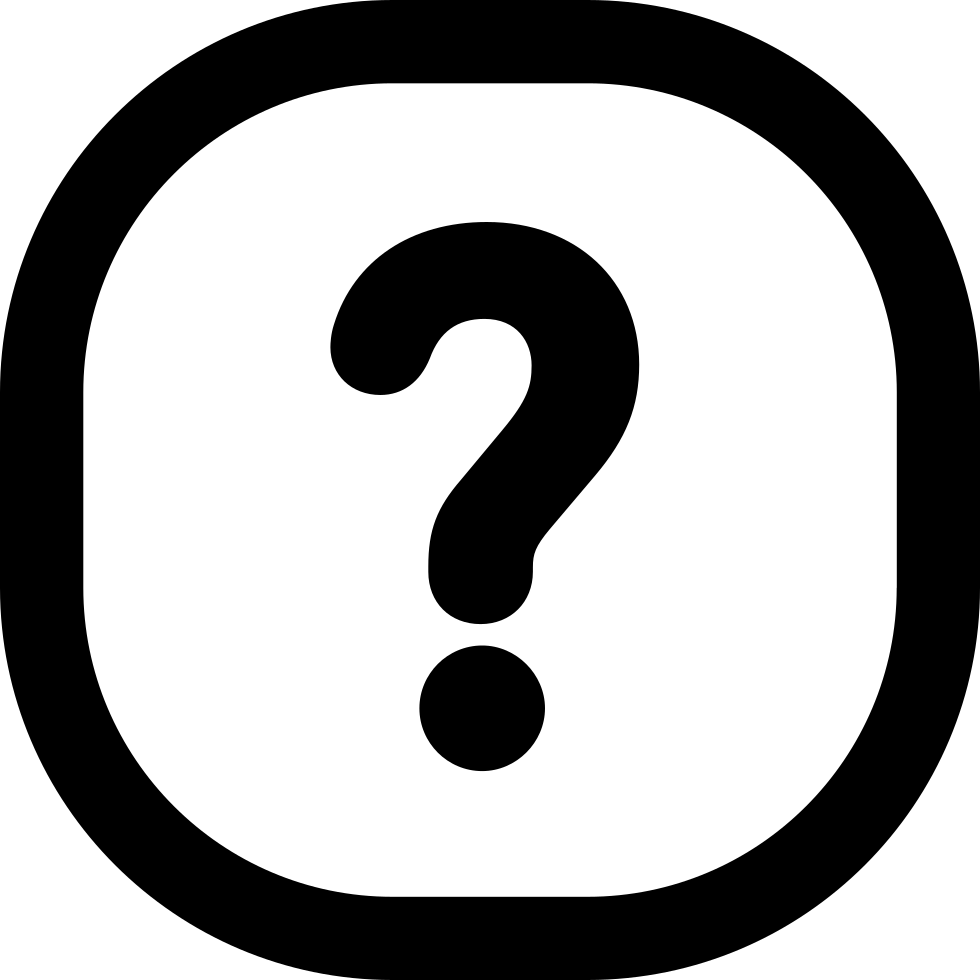 Question Mark - - Small Circle Inside Big Circle (980x980), Png Download