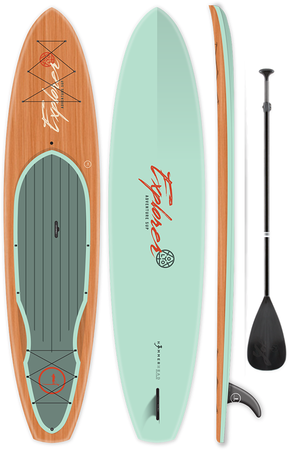 Yolo 12' Hammerhead Explorer Sup - Xt-sup (641x1023), Png Download