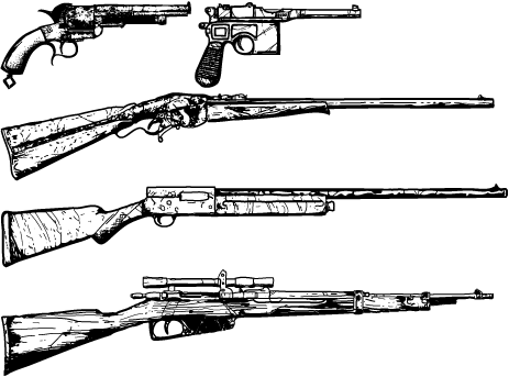 Rdr Imgrareweapons - Red Dead 2 Weapons (463x343), Png Download