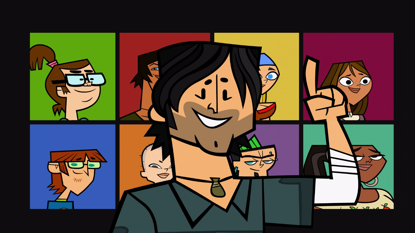 01 - Total Drama Island (1365x768), Png Download