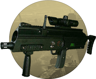 Pistolas Laser En Madrid - Assault Rifle (400x400), Png Download