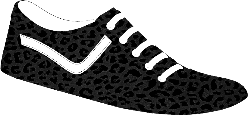 Y1508 Black Calvin Leather - Running Shoe (1024x768), Png Download