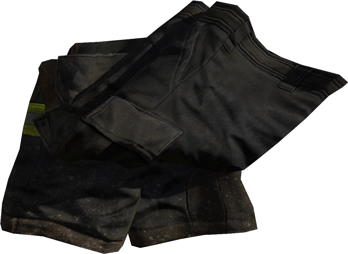 Black Fire Fighters Pants - Leather (1920x1080), Png Download