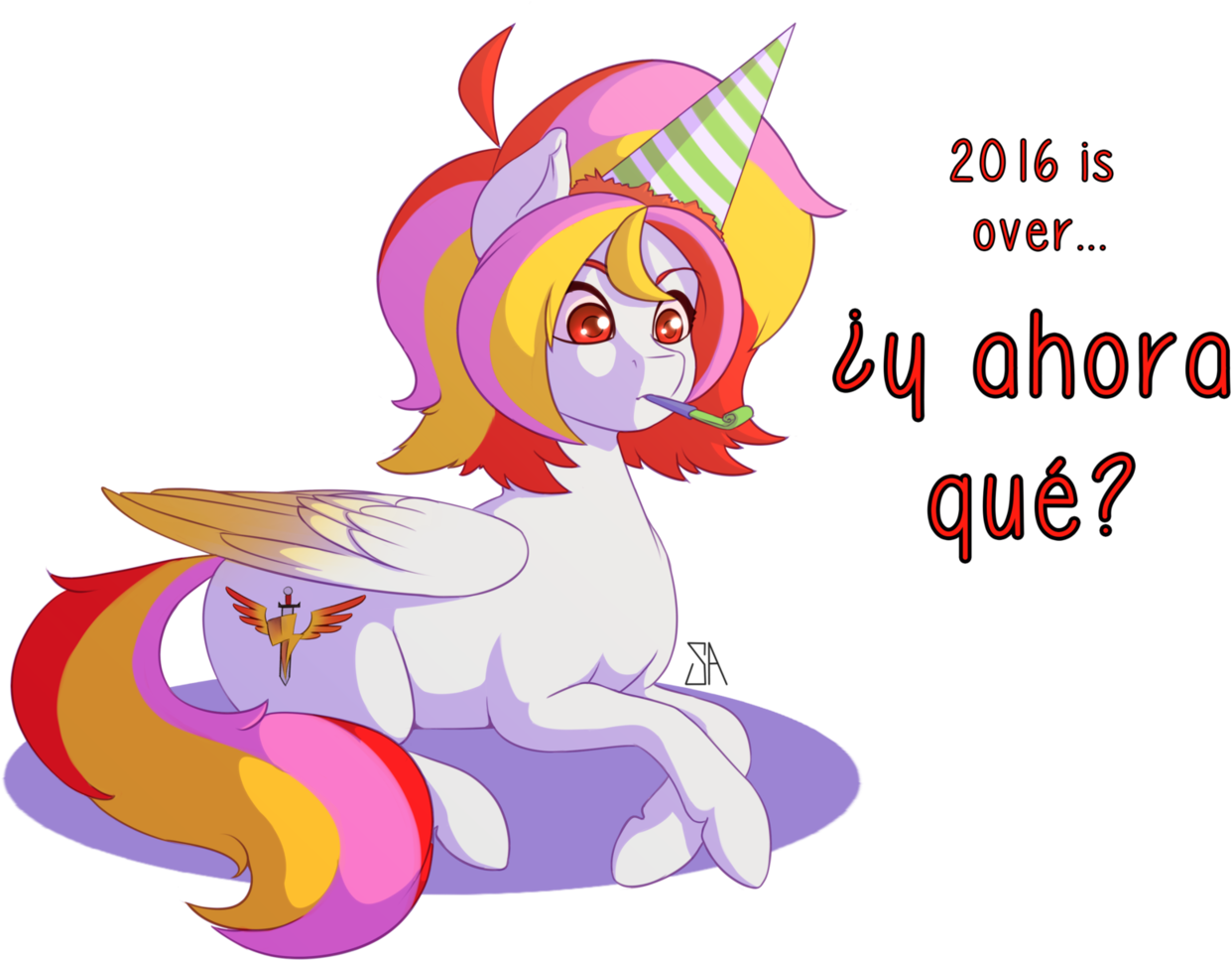 Souladdicted, Dialogue, Female, Happy New Year, Happy - Cartoon (1280x983), Png Download