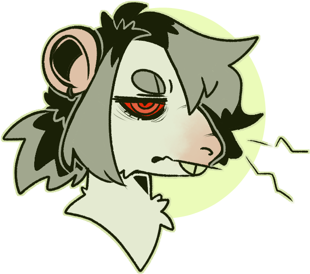 Oh Wow Rat Face - Cartoon (665x590), Png Download