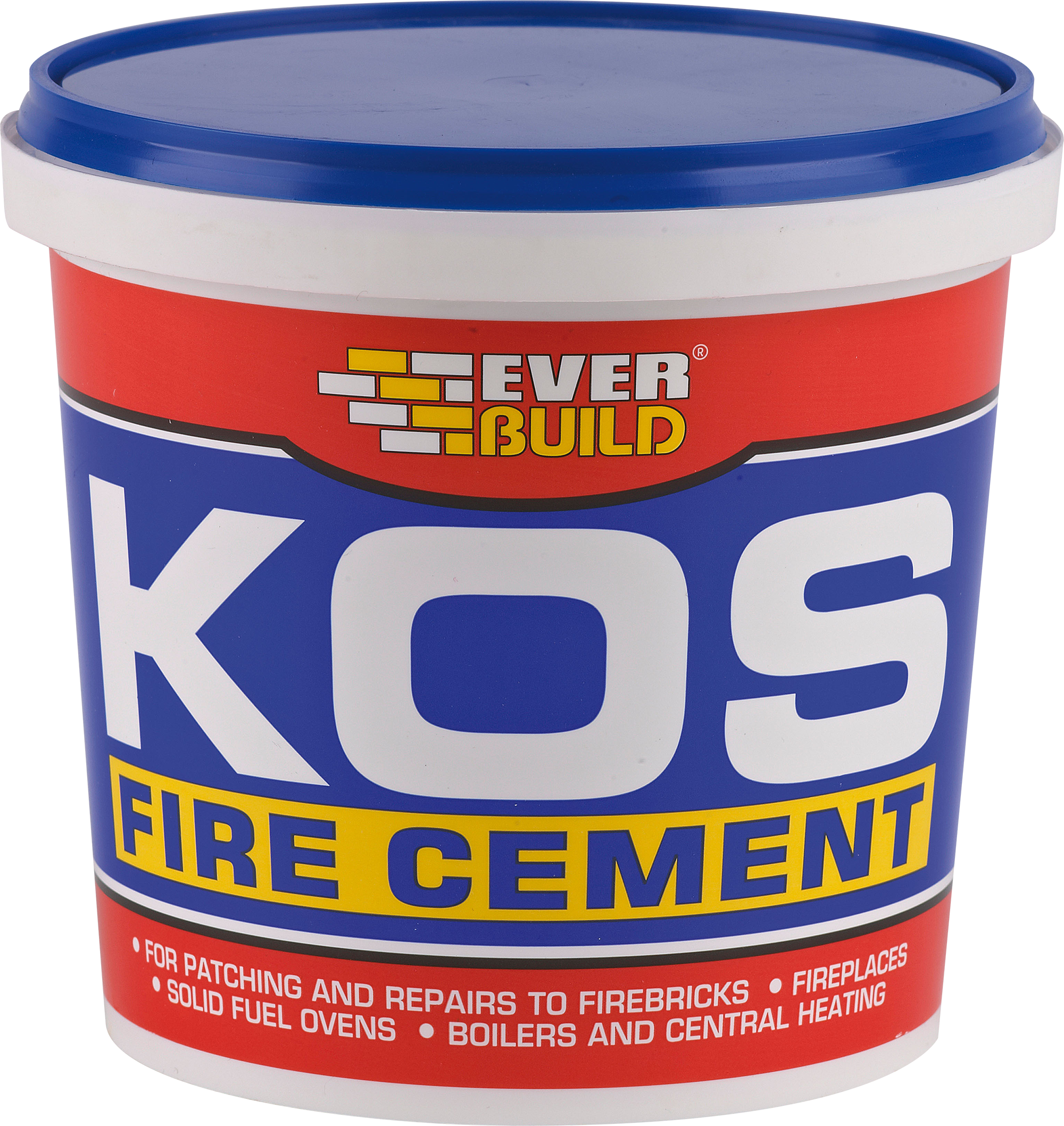 Kos Fire Cement Is A Ready Mixed Blend Of Thermo Setting - Everbuild Kos Fire Cement Buff 1kg (2000x2117), Png Download