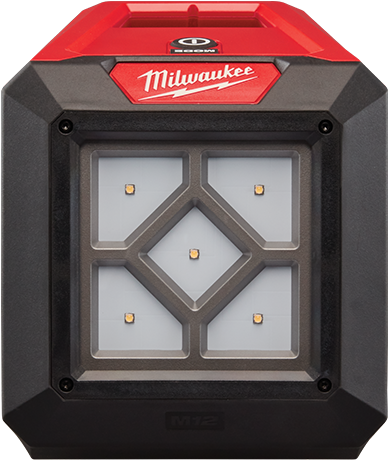 Milwaukee 2364-20 M12 Compact Flood Light (520x520), Png Download