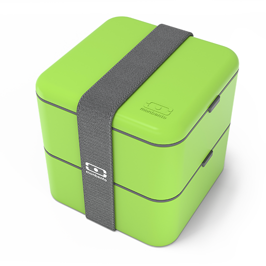 Monbento - Mb Square Bento Box - Green (532x532), Png Download