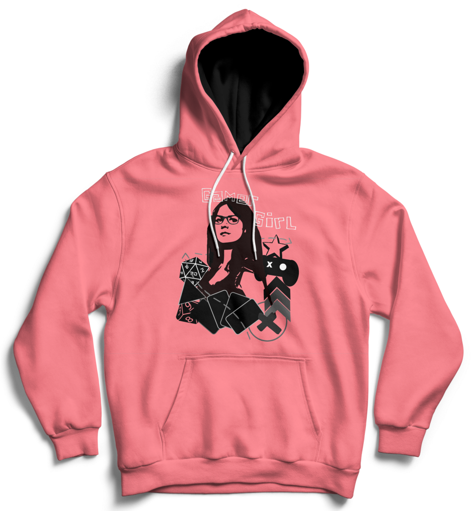 Gamer Girl Hoodie - Hoodie (947x1024), Png Download