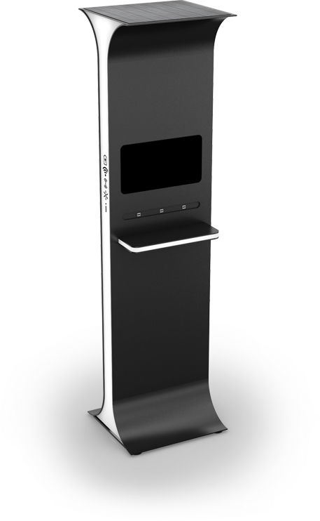 Seedia Future Kiosk - Desktop Computer (457x742), Png Download