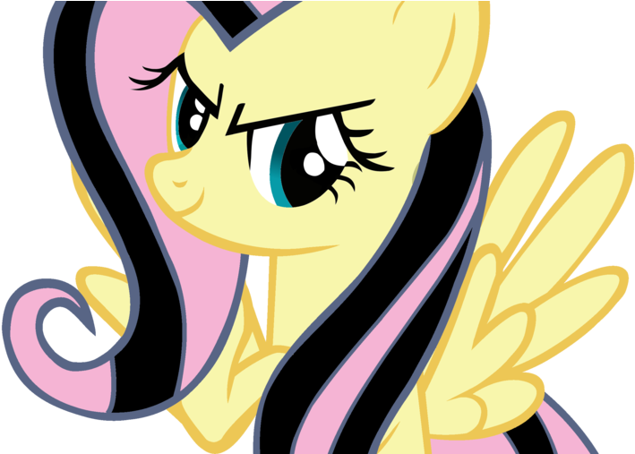 Uploaded - Fluttershy Evil (900x506), Png Download