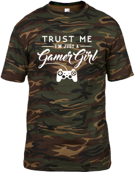 Gamer Girl Anvil Heavy Tee (350x350), Png Download