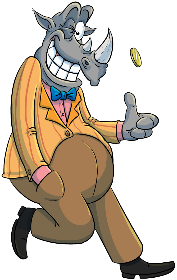 Ricky-rhino - Portable Network Graphics (1000x1250), Png Download