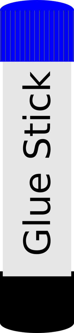 Top 72 Glue Clip Art - Clip Art Glue Stick (256x1146), Png Download