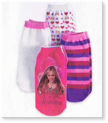 Hannah Montana Socks (390x436), Png Download