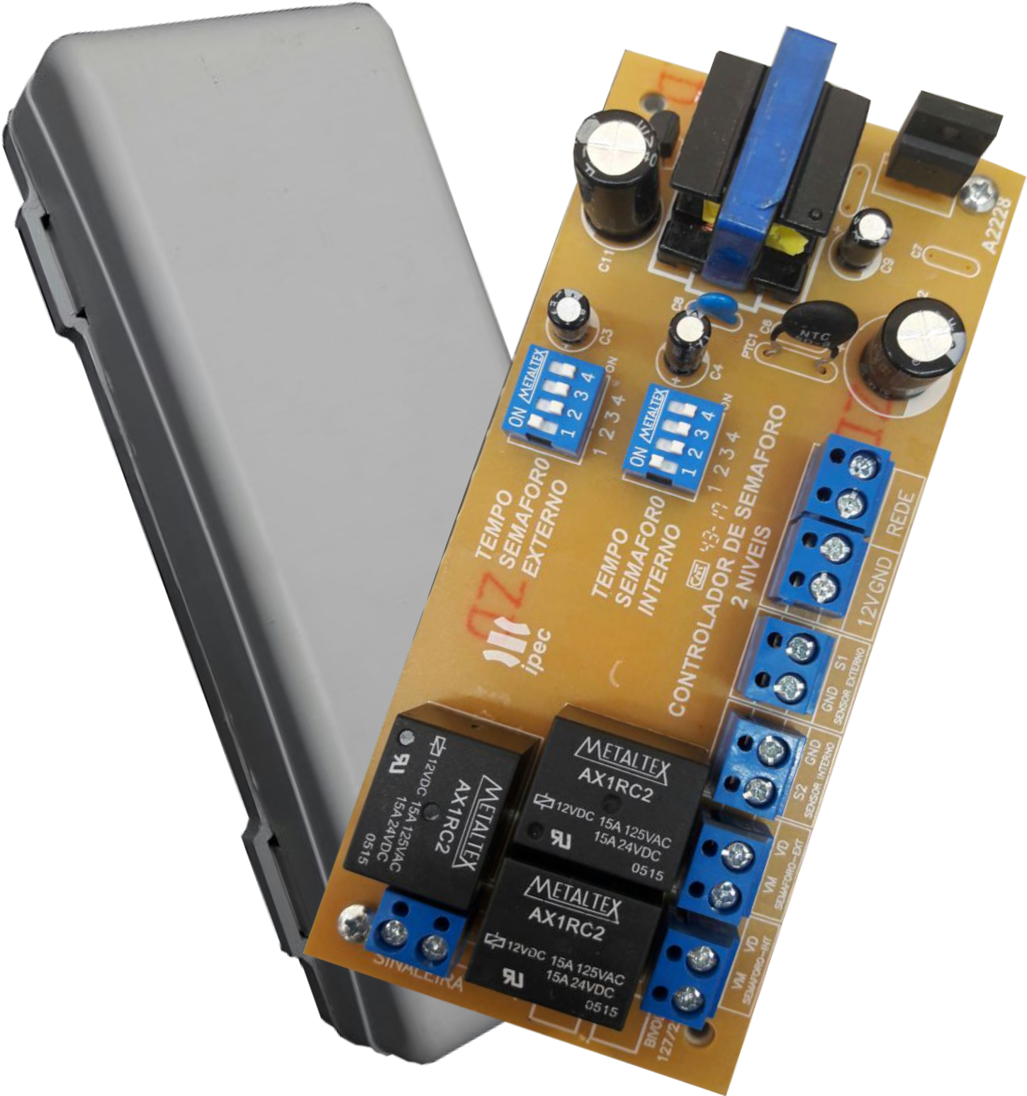 Controlador De Semáforo 2 Níveis - Electronics (1568x1643), Png Download