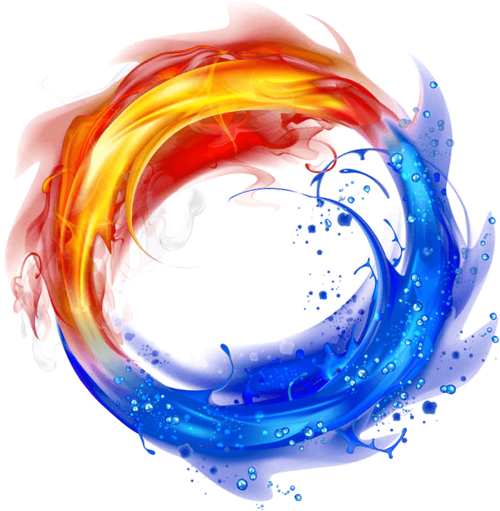 Imagen Relacionada - Water And Fire Background (804x804), Png Download