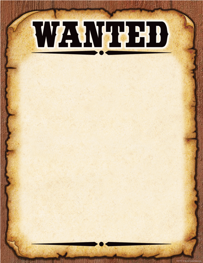 19 Western Wanted Poster Banner Freeuse Download Huge - Free Blank Wanted Poster (900x900), Png Download