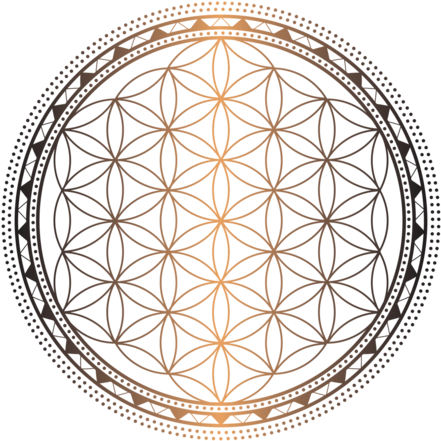 Sacred Geometry 7 - Flower Of Life Coloring Pages (500x500), Png Download