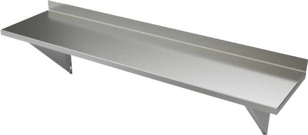 Solid With Backsplash - Bench (627x275), Png Download