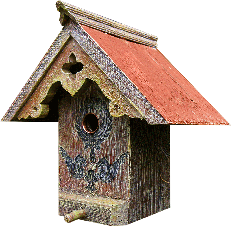 Tudor Birdhouse - Tufted Titmouse Birdhouse (1000x1000), Png Download