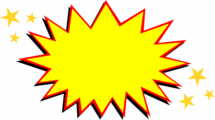 Star Boom Png (817x457), Png Download