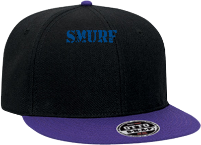 Snapback Flat Bill Hat - Wool Blend Flat Visor Pro Style Snapback Caps (428x400), Png Download
