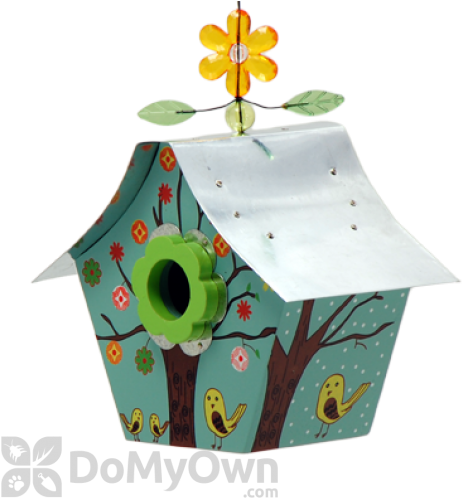 Rosso's International Retro Bird House Four Seasons (500x500), Png Download