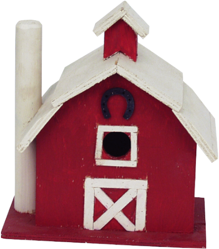 River Road Church Birdhouse Barnstorm - Vermont Dairy Barn Birdhouse, Purple, Birdhouses, By (488x542), Png Download