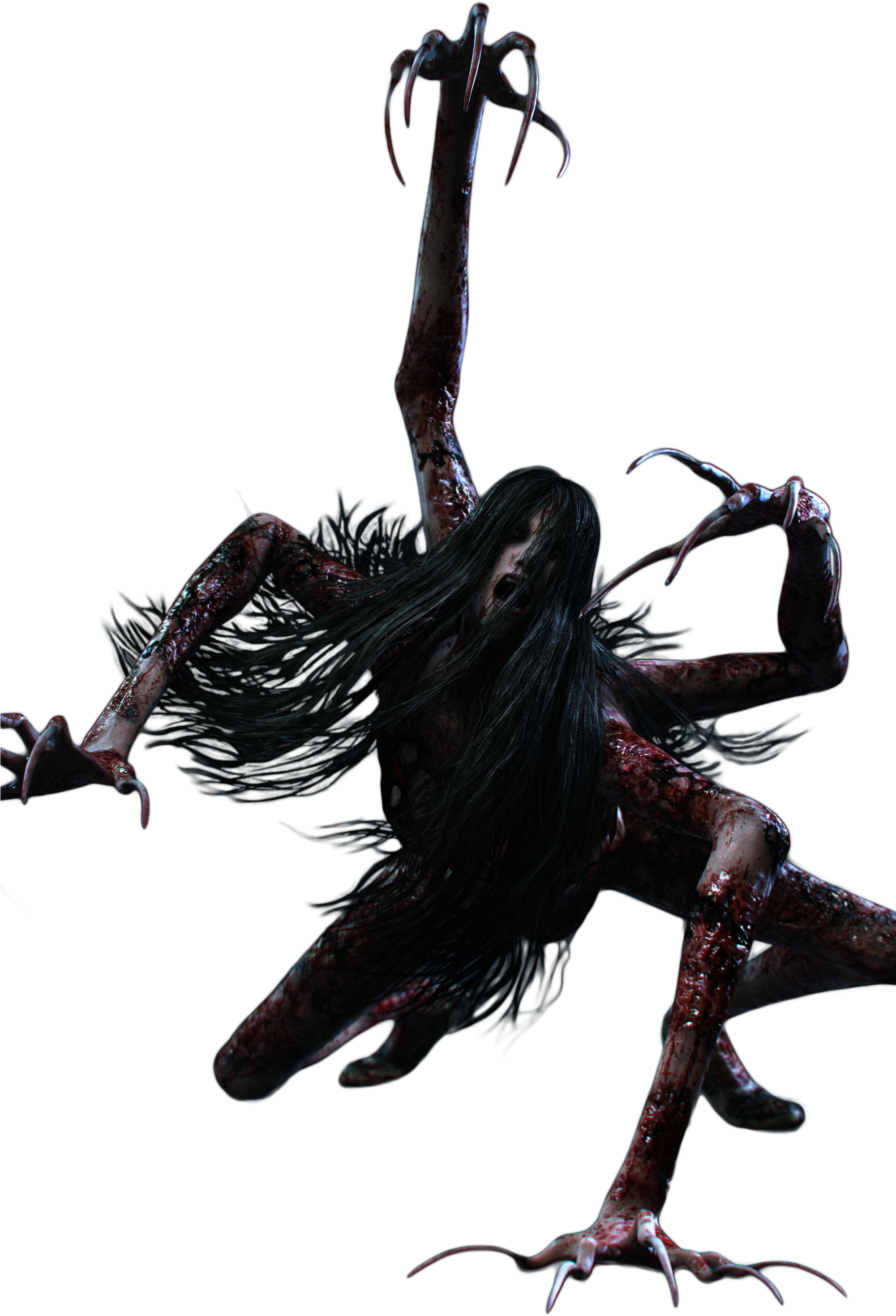 게임이미지 컨테이너 - Evil Within 2 Monsters (2000x3400), Png Download