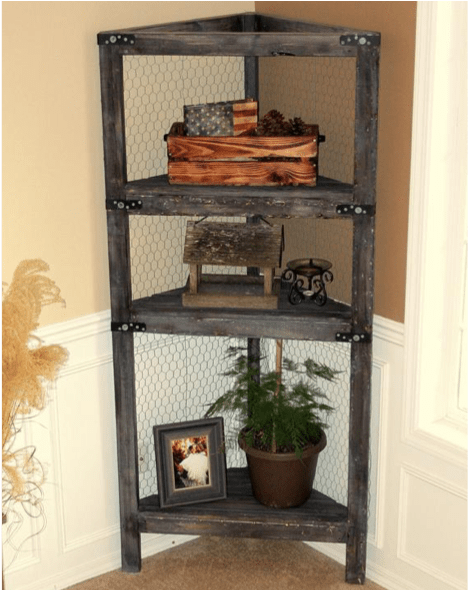 Farmhouse Bookshelves - Shelf (589x589), Png Download