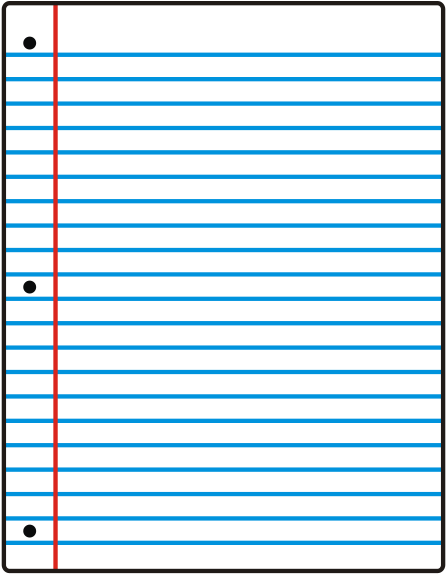 Download Loose Leaf Paper Png Clip Arts - Notebook Paper Clipart PNG