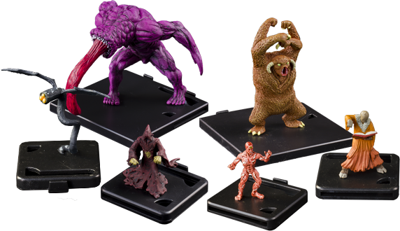 Arkham Horror Painted Monster Set - Arkham Horror: Premium Monster Figure - Gug (572x330), Png Download