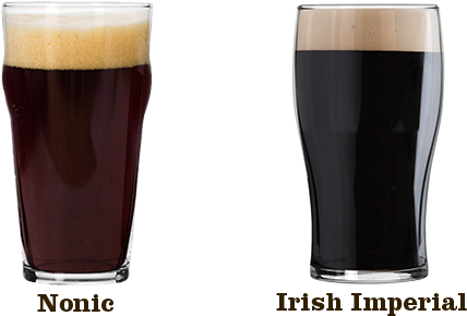 Download Download Glassware 4 Nonic Irish Stout Irish Beer Glass Png Image With No Background Pngkey Com PSD Mockup Templates