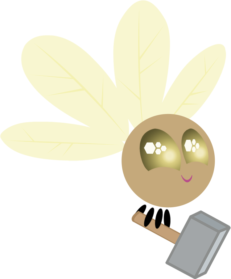 Sintakhra, Hammer, Mjölna, Parasprite, Safe, Simple - Illustration (886x902), Png Download