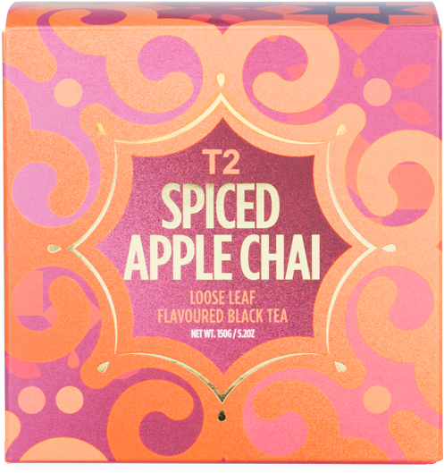 Spiced Apple Chai Loose Leaf Feature Cube - T2 Tea (555x555), Png Download