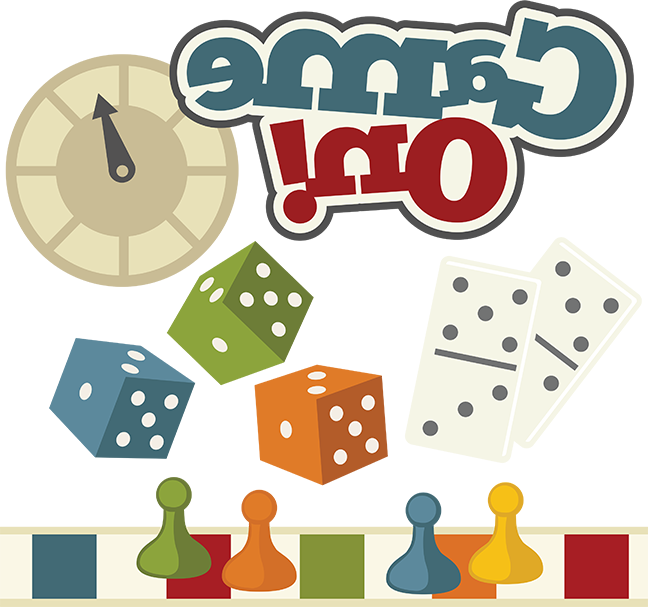 Board Game Pieces Clip Art Game On Svg File Board Game - Game Room Clip Art (648x607), Png Download