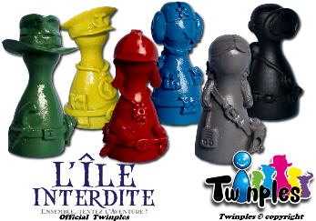 Twinples Forbidden Island - Forbidden Island Game Pieces (400x300), Png Download