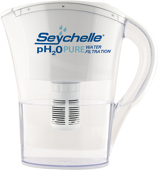 Ph2o Water Pitcher - Seychelle Ph20 Pure Water Family Pitcher With Alkaline (543x717), Png Download