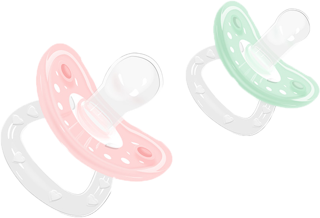 October Crystal Baby Pacifier 6-18 Months Newborn Baby - Earrings (800x800), Png Download