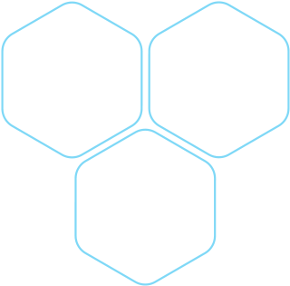 Icon Blue Hexagons - Diagram (500x400), Png Download