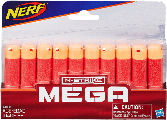 nerf mega 10 dart refill