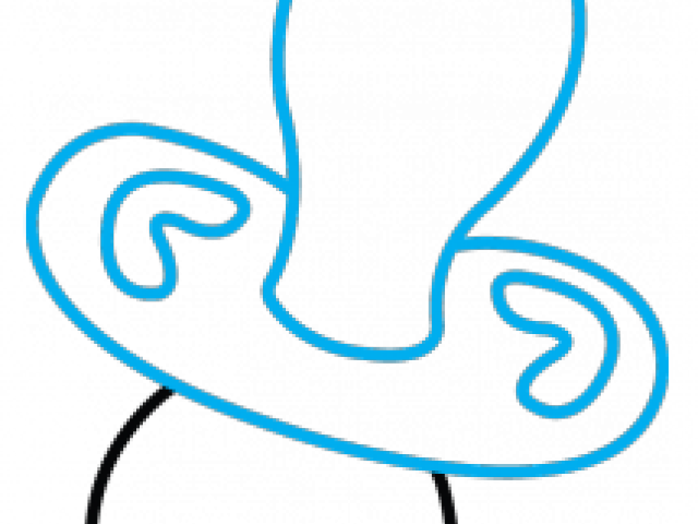 Drawn Baby Baby Pacifier (640x480), Png Download